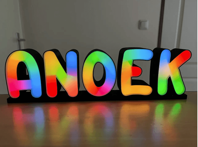 3D LED SLOVA
